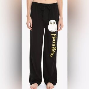 Harry Potter Hogwarts Hedwig Owl Pants Sweatpants Unisex 2XL XX Large Black